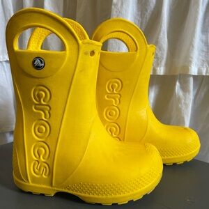 Kids CROCS rain boots - size9